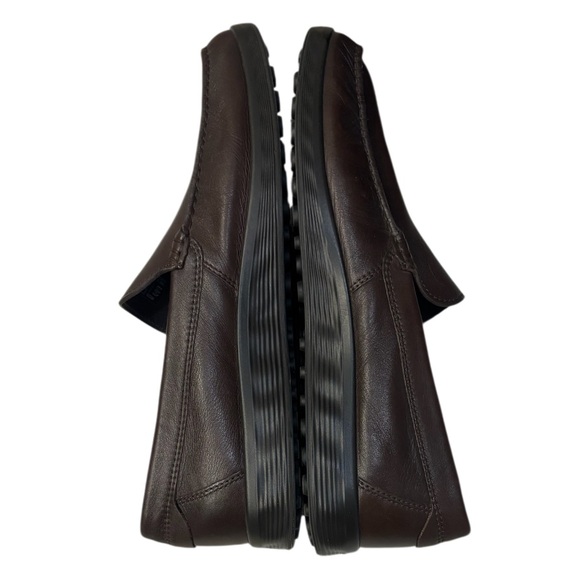 Ecco Men's S Lite Moc Classic Leather Loafers Dark Brown Shoes Size 11 - Picture 8 of 14